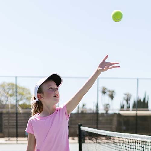 Tennis Girl Pink Shirt