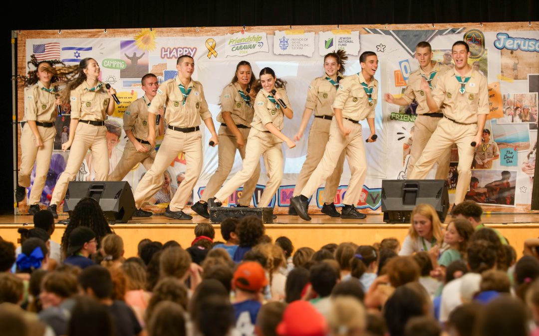 The Israeli Tzofim Friendship Caravan Visits JCamps  